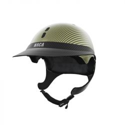 Casque équitation Gravity XP Carbone Glow + Visière Carbone M - Naca