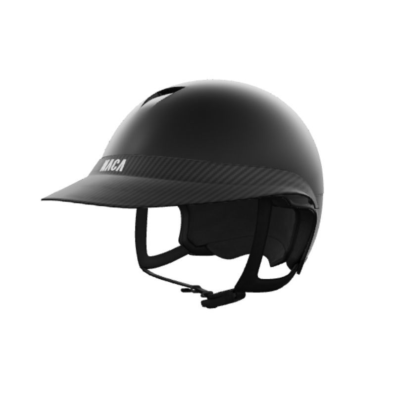 Casque équitation Comete S Mat + Visière Carbone M - Naca