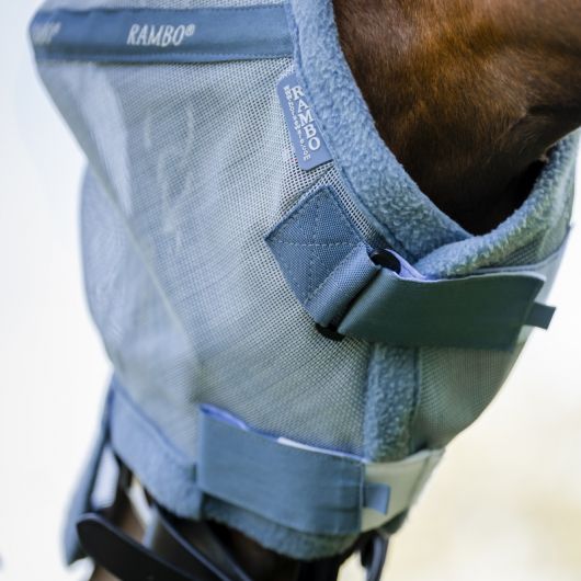 Masque anti-mouche anti-uv cheval Rambo arceau - Horseware