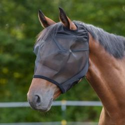 Masque anti-mouche sans oreilles Fino cheval