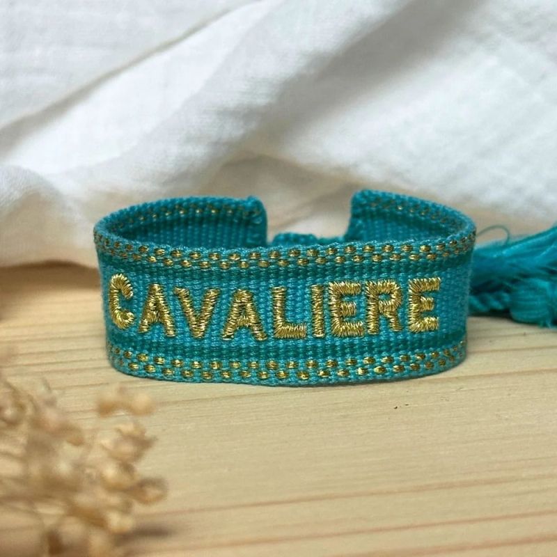 Bracelet tissu "Cavalière" Equestrian