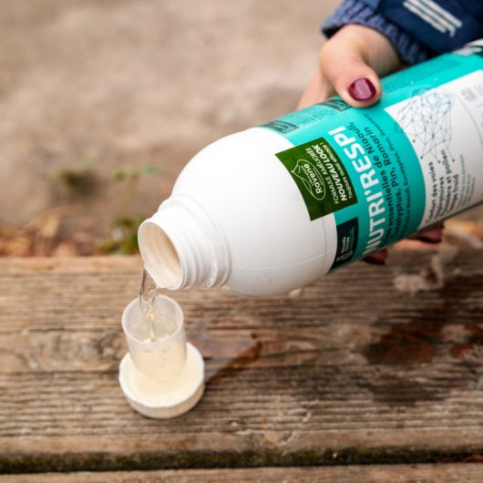 Sirop Nutri'Respi anti-toux cheval 900 ml - Ravene