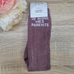 Chaussettes à paillettes équitation - Je ruine mes parents - Paillettes Attitude