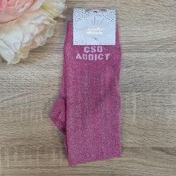 Chaussettes à paillettes équitation - CSO Addict - Paillettes Attitude