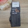 Chaussettes à paillettes équitation - J'peux pas j'ai cheval - Paillettes Attitude