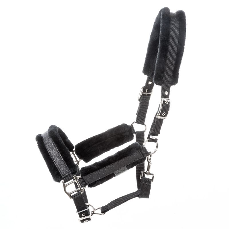 Licol nylon cheval paillettes mouton synthétique Star - Kavalkade