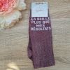 Chaussettes à paillettes équitation - Ca brille + que mes résultats - Paillettes Attitude