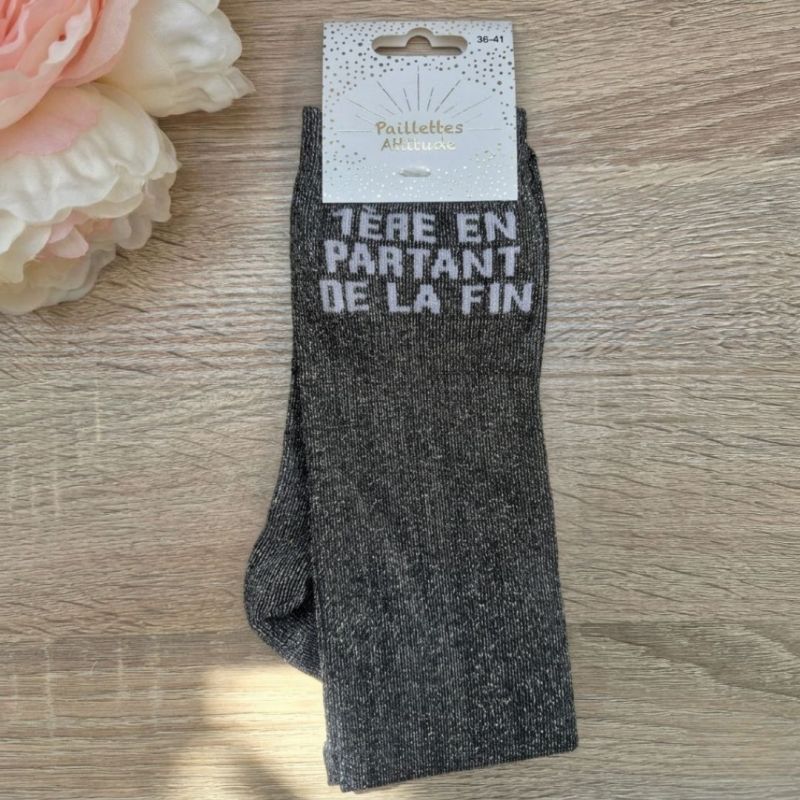 Chaussettes équitation à paillettes 1ère en partant de la fin