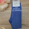 Chaussettes à paillettes équitation - Tes épaules en arrière - Paillettes Attitude