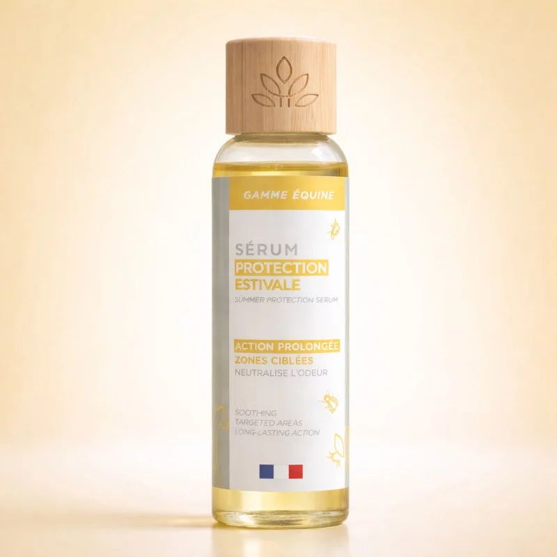 Sérum Protection Estivale anti-mouche cheval zones sensibles - Nellumbo