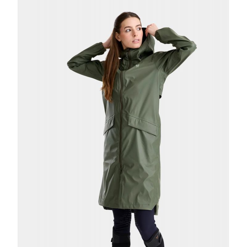 Veste de pluie équitation longue femme Raintech - Horse Pilot