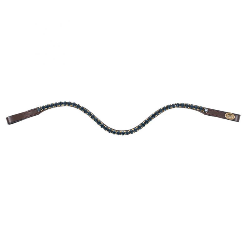 Frontal bridon cheval V Shape Strass - HFI