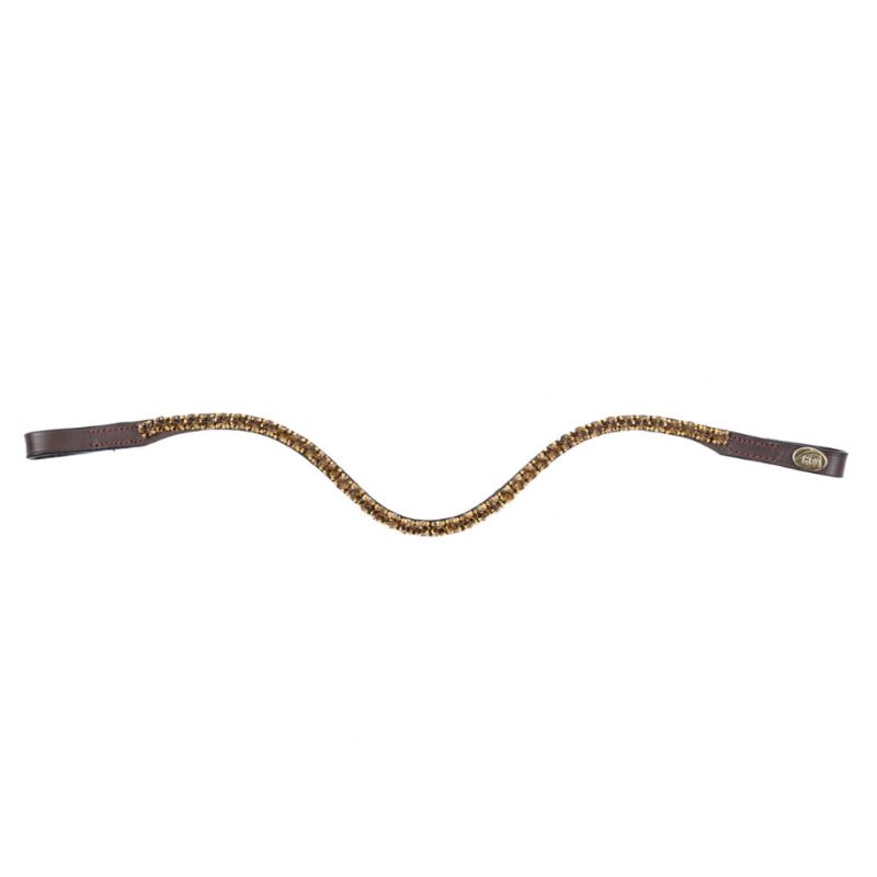 Frontal bridon cheval V Shape Strass - HFI