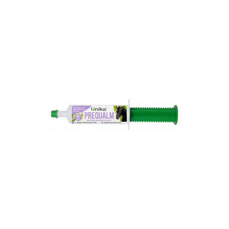 Seringue anti-stress cheval Prequalm 100g - Unika