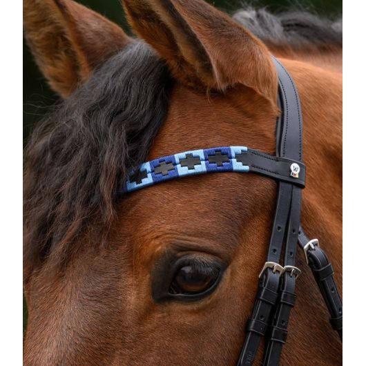 Frontal bridon cheval X-line Polo - Waldhausen