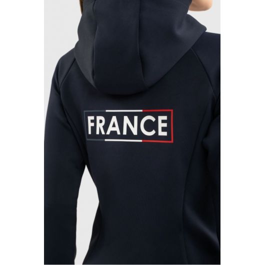 Sweat zippé équitation Femme Frankel France - Harcour