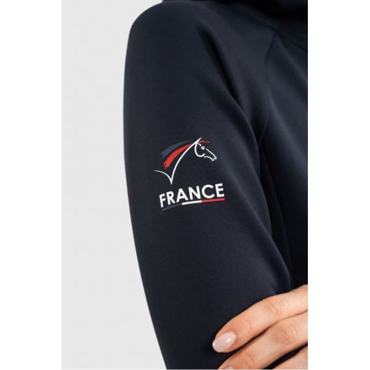 Sweat zippé équitation Femme Frankel France - Harcour