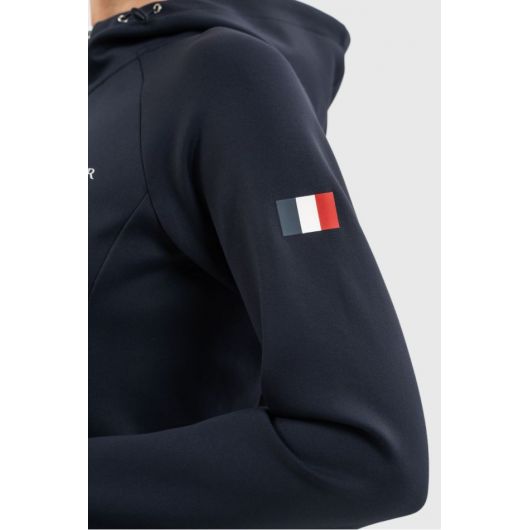 Sweat zippé équitation Femme Frankel France - Harcour