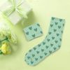 Chaussettes à paillettes courtes coeurs