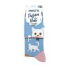 Chaussettes à paillettes courtes "Duo Passion chat"