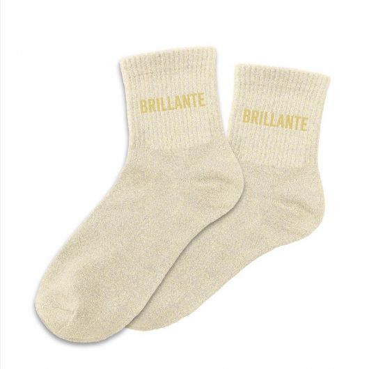 Chaussettes à paillettes courtes "Brillante"