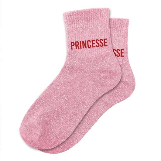Chaussettes à paillettes courtes "Princesse"