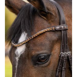 Frontal cuir cheval strass Shine - Waldhausen