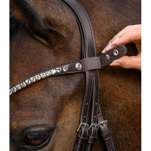 Frontal cuir cheval strass Shine - Waldhausen