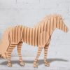 Cheval en 3D en carton à assembler