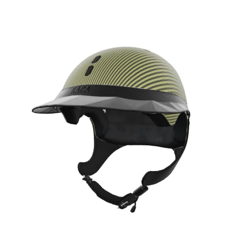 Casque Gravity XP Carbone Mat + Visière classique large - Naca