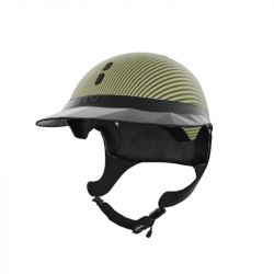 Casque Gravity XP Carbone Mat + Visière classique large - Naca