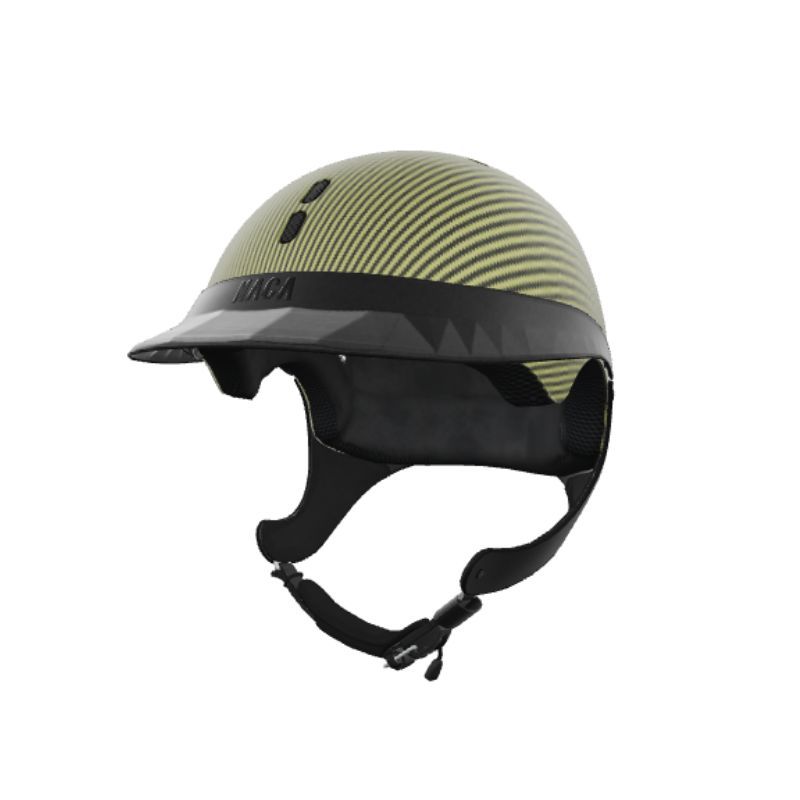 Casque Gravity XP Carbone Mat + Visière classique standard - Naca