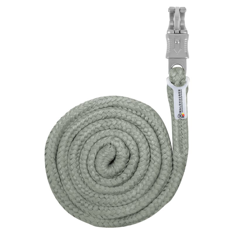 Longe coton tressémousqueton anti-panique 2 m Plus - Waldhausen