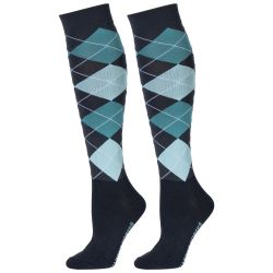 Chaussettes équitation Check (x3) - Harry's Horse