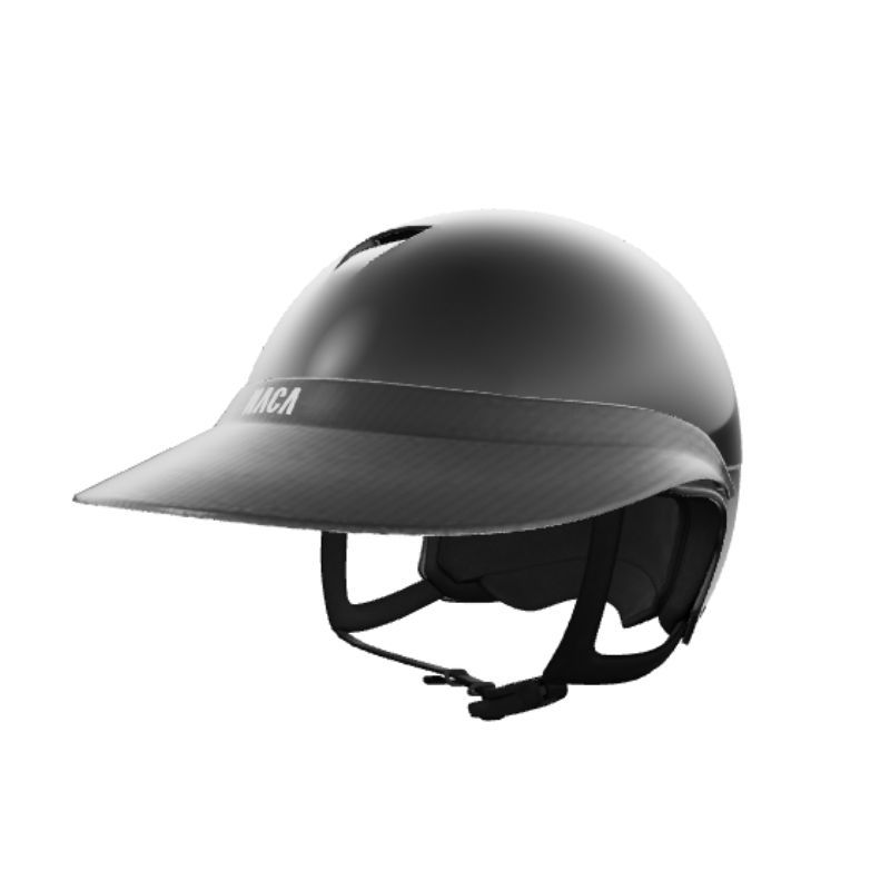 Casque Gravity S Mat + visière Carbone XL - Naca