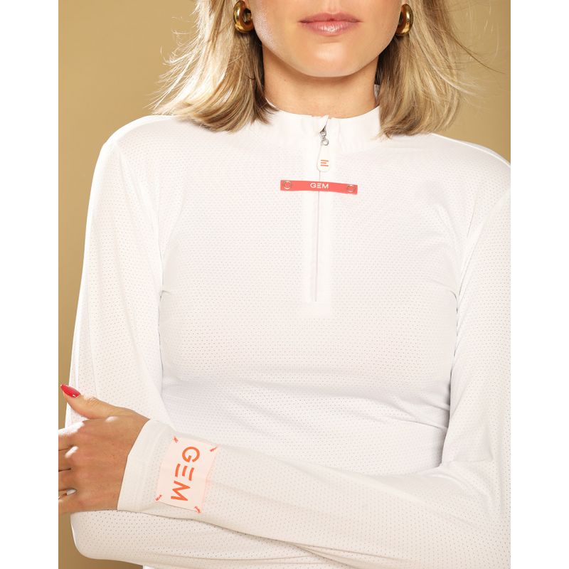 Polo de concours Femme Archie manches longues - GEM Equitation