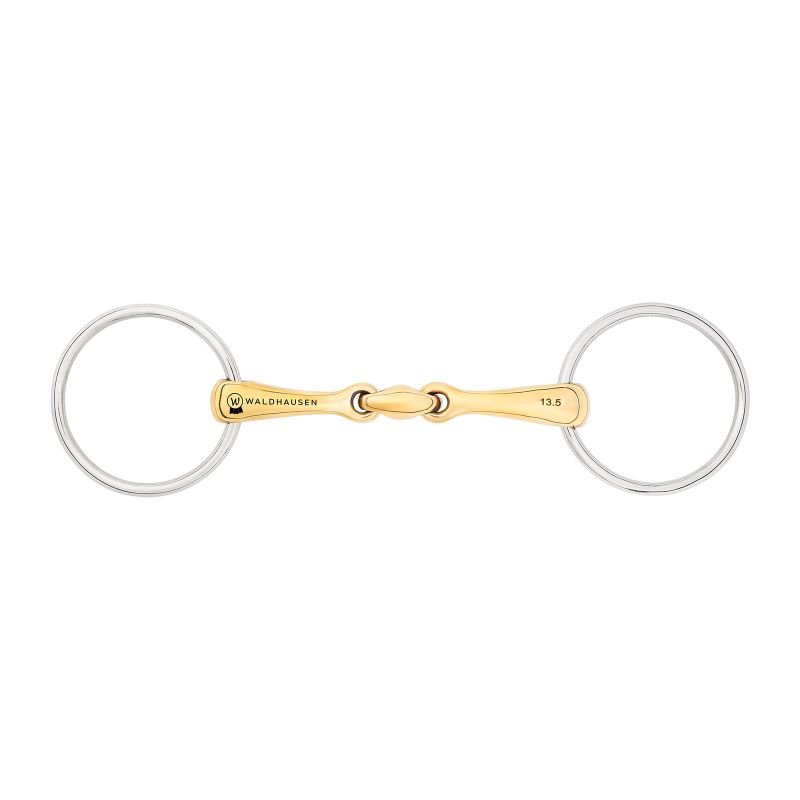Mors 2 anneaux cheval double brisure cyprium - Waldhausen
