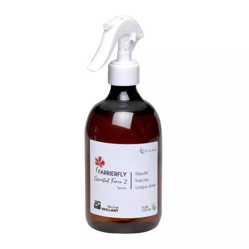 Farrierfly anti-mouche cheval 500ml date courte - Michel Vaillant