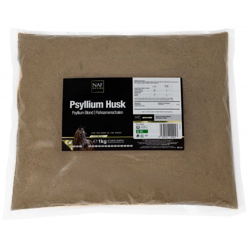 Psyllium blond cheval en poudre 1 kg - Naf