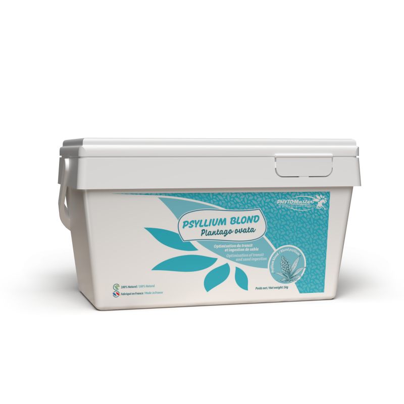 Psyllium Blond poudre 1kg - Digestion cheval - Phyto Master
