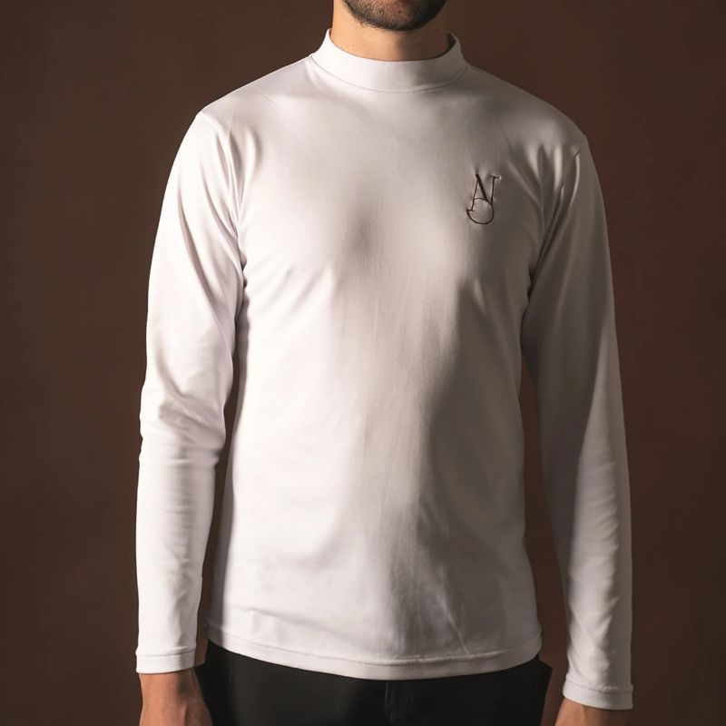 Polo équitation Technique Homme Ara blanc - Aravolte