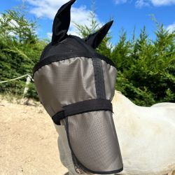 Masque anti-mouche anti-uv cheval Helios - Equidiva