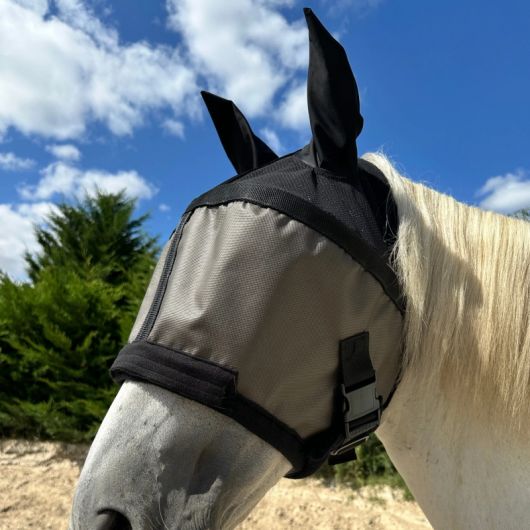 Masque anti-mouche anti-uv cheval Helios - Equidiva