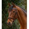 Frontal bridon cheval X-line Polo marron - Waldhausen