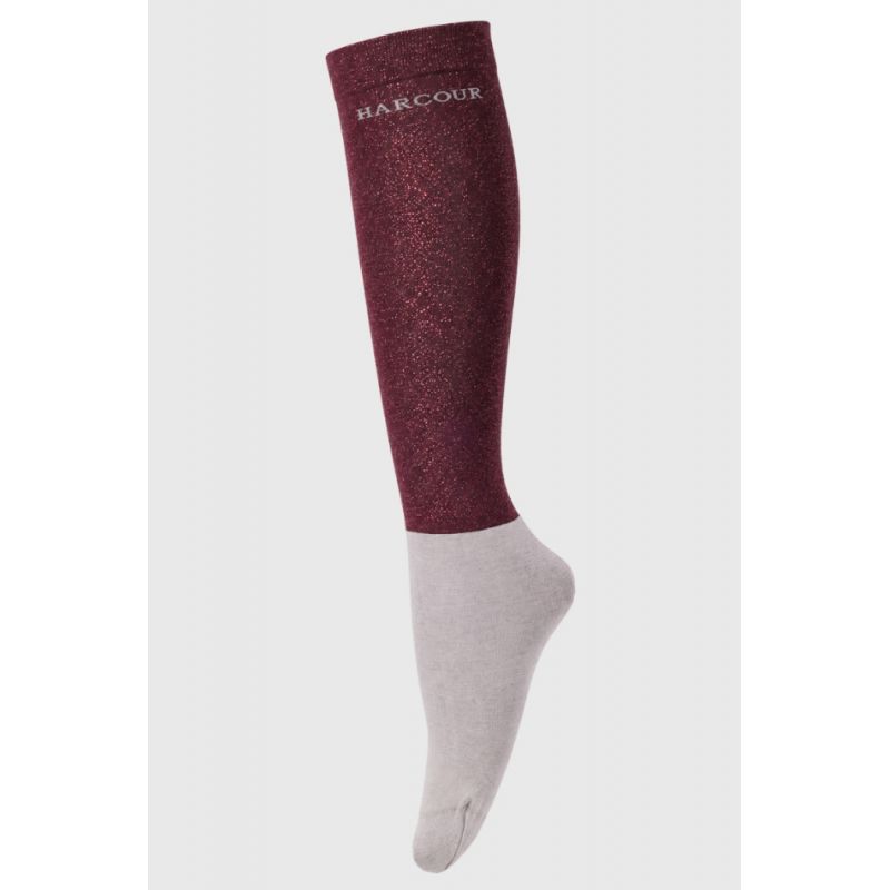 Chaussettes équitation à paillettes Vaela - Harcour