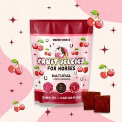 Friandises cheval fruit Jellies fruitées gélifiées cerise et cardamome - Candy Horse