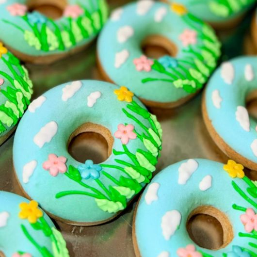 Friandises cheval Donuts au glaçage Rainbow World x2 - Candy Horse