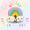 Friandises cheval Biscuits glacés Rainbow World arc-en-ciel - Candy Horse