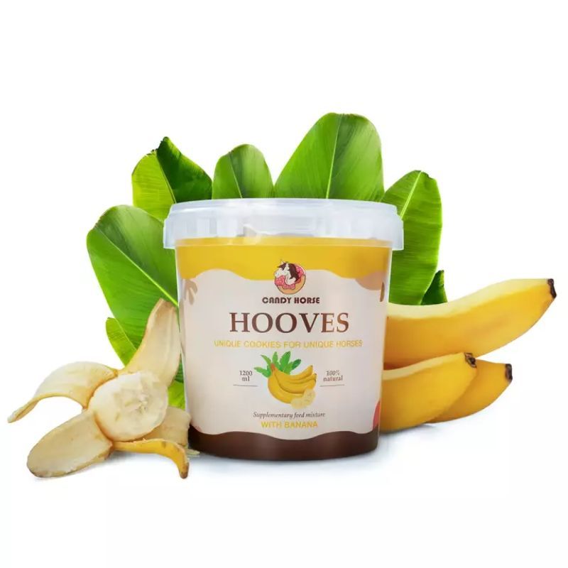 Friandises cheval Hooves sabots banane - Candy Horse