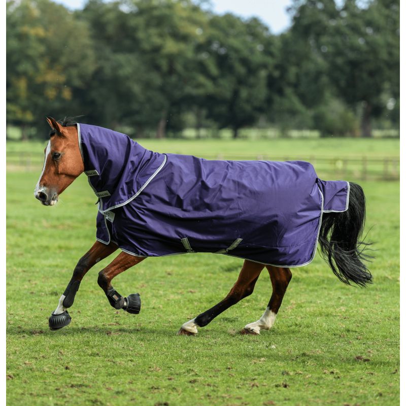 Couverture imperméable avec couvre-cou cheval Atlantic 200g - Bucas